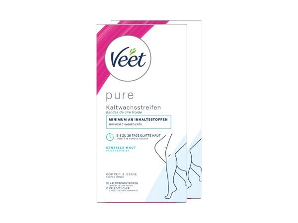 Bandelettes de cire froide Veet