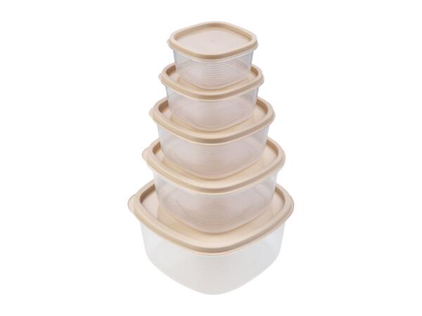 Livarno Home Food Storage Container Set - 5 Pack