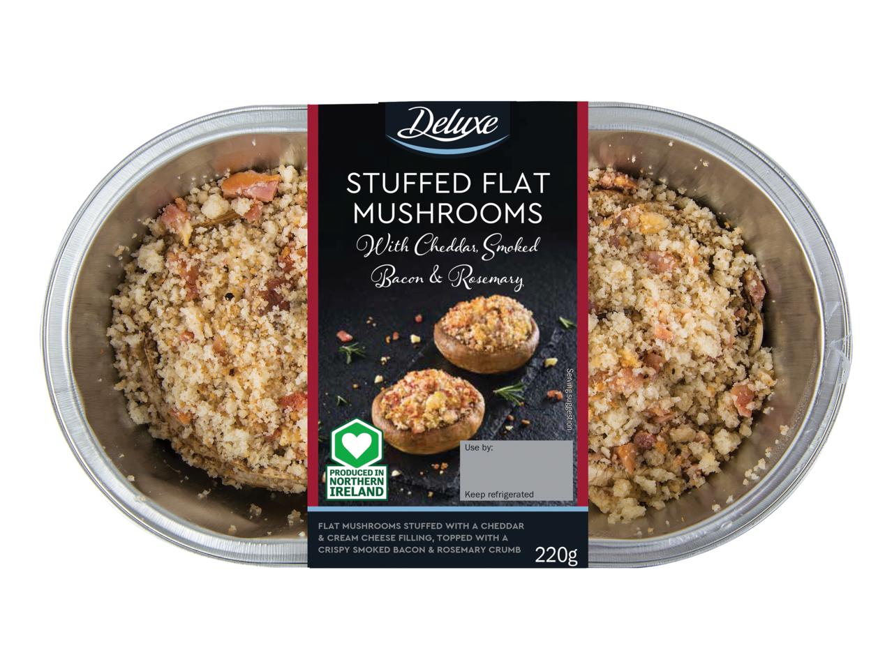 DELUXE Stuffed Flat Mushrooms