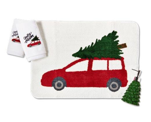 Merry Moments 
 4-Piece Holiday Bathroom Set