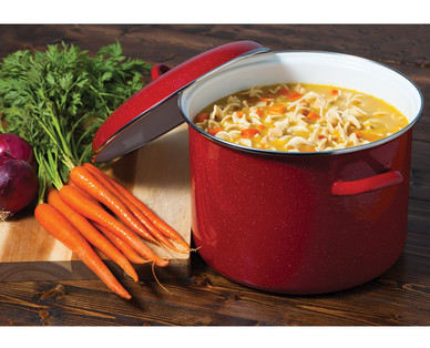Crofton 12-Quart Porcelain Enameled Stockpot