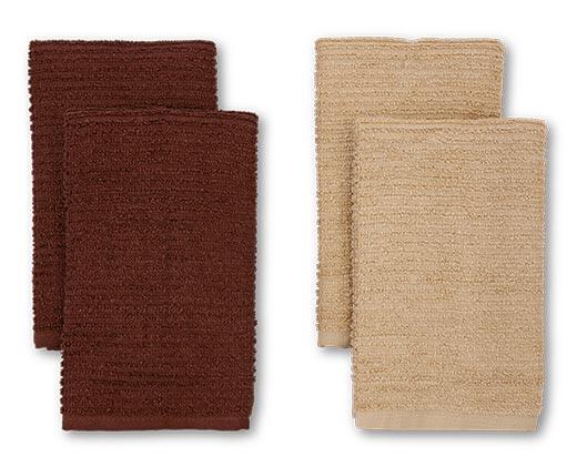 Huntington Home 4Pk Bar Mop Towels or 4Pk Scrubber Dishcloths