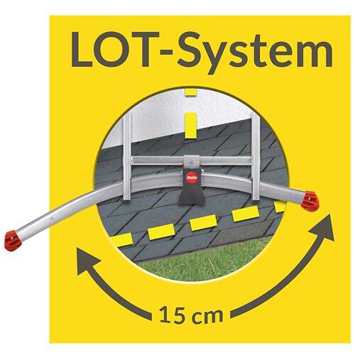 HAILO 3-teilige Alu-Kombileiter mit LOT-System, S100 Profi