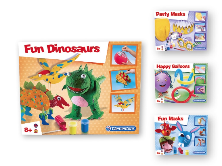 CLEMENTONI Party Masks/ Happy Balloons