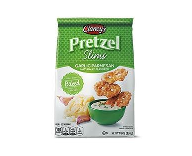 Clancy's Garlic Parmesan or Bacon Habanero Pretzel Slims