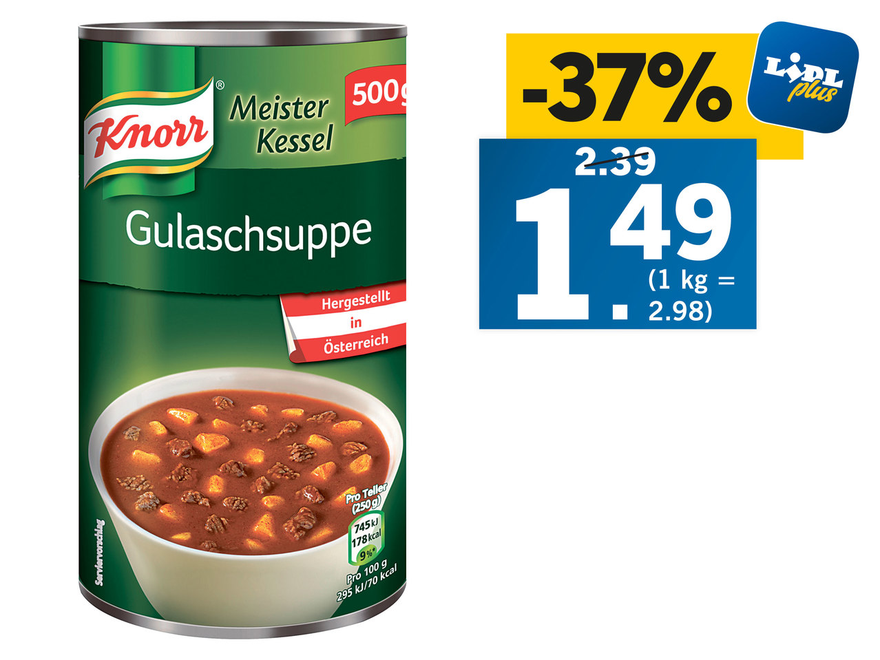 KNORR Meisterkessel-Suppe