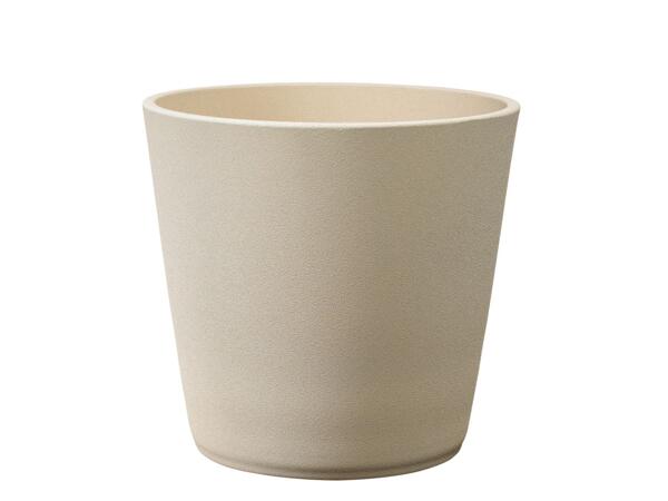 Ceramic Pot round 24cm stone