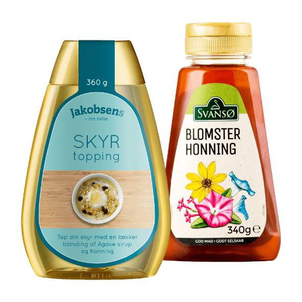 Skyrtopping eller flydende blomsterhonning