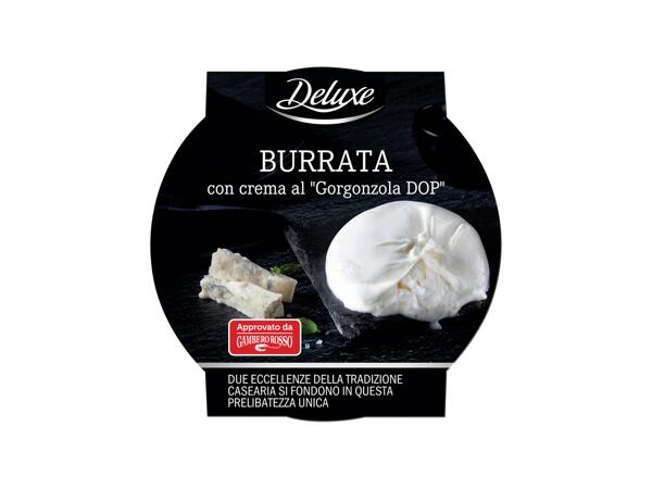 Burrata with "gorgonzola PDO" cream