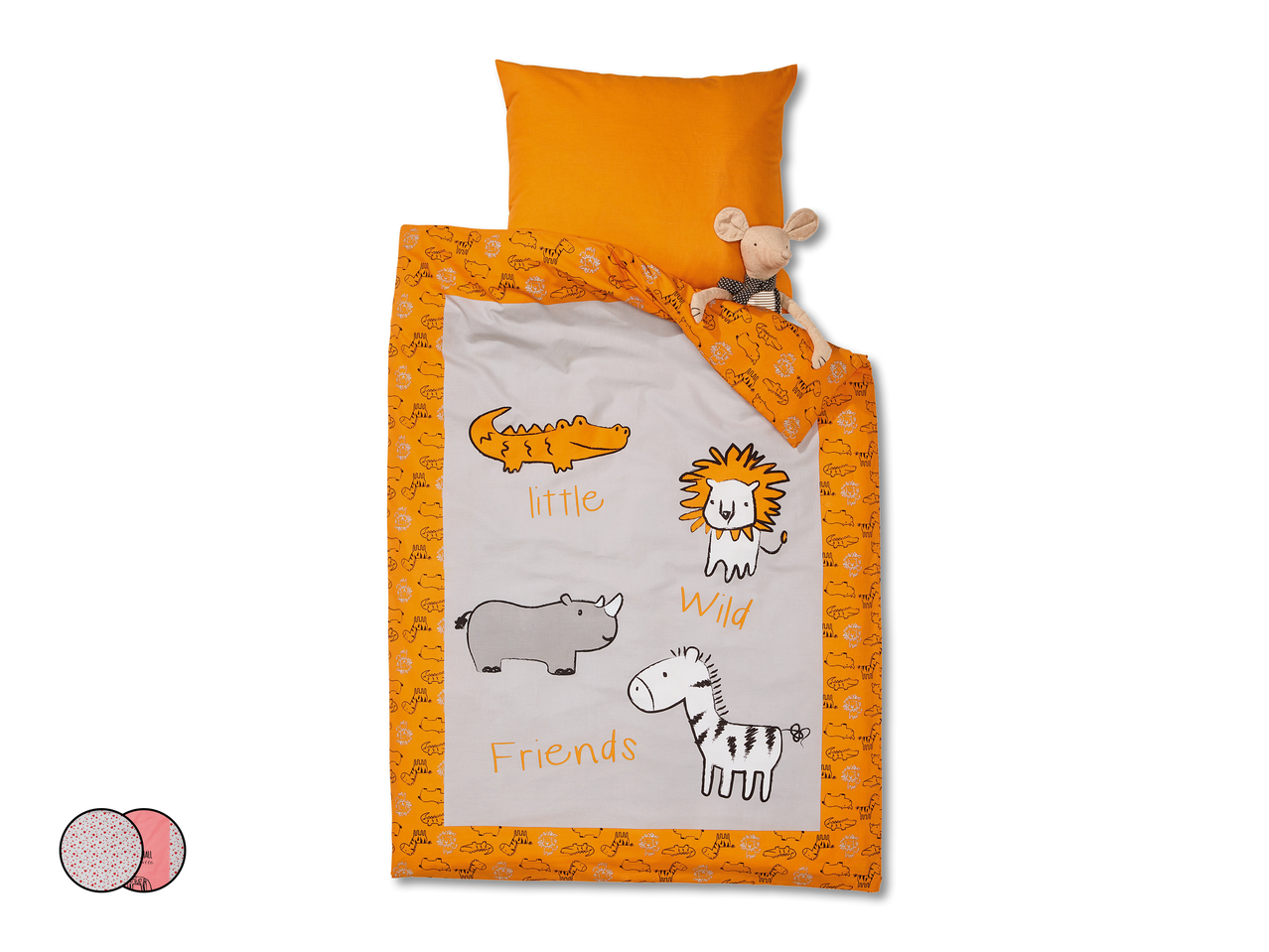 Parure de lit en coton renforcé pour bébé