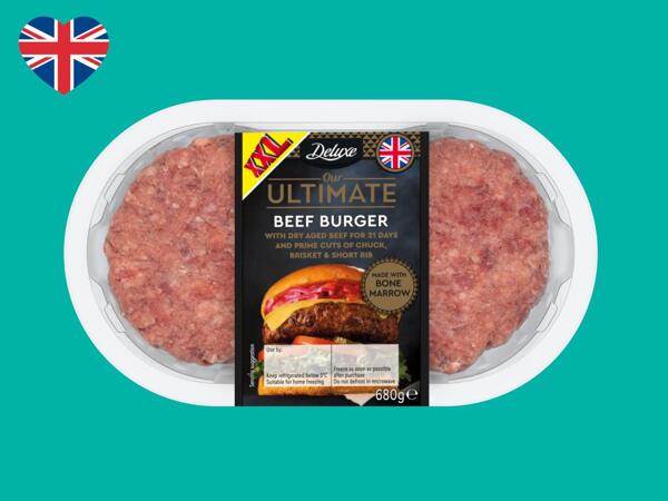 Deluxe 4 Ultimate British Beef Burgers