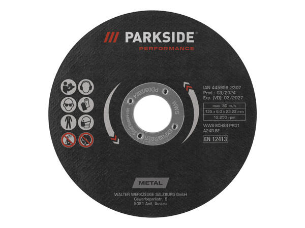 PARKSIDE PERFORMANCE(R) Řezný kotouč na kov / Hrubovací kotouč / Diamantový řezný kotouč