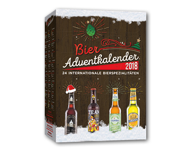 Calendrier de l'Avent à la bière