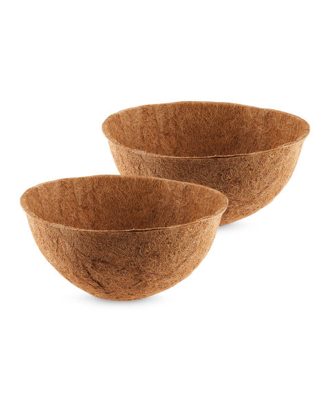 14" Coco Hanging Basket Liner 2 Pack