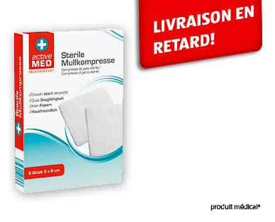 Compresses stériles ACTIVE MED
