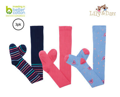 Children's Tights 3pk or 4pk