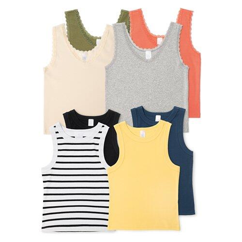 UP2FASHION WOMEN Canotta da donna, set da 2