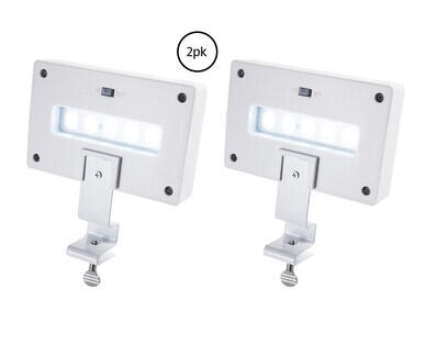 Solar Gutter Light 2pk or Fence Light 2pk