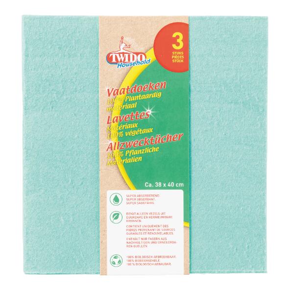 TWIDO HOUSEHOLD(R) 				Topfkratzer oder Spültücher, 3 St.