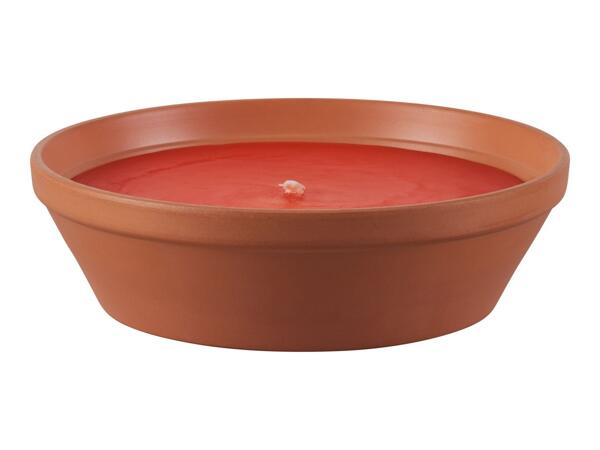 Livarno Home Citronella Candle - Red