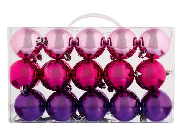 Christmas Baubles, 30 pieces