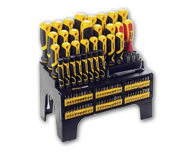 WORKZONE(R) XXL Schraubenzieher-/Bit-Set, 100-teilig