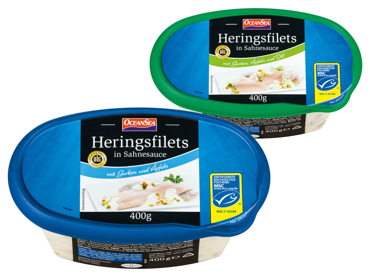 OCEAN SEA Sahne-Heringsfilets