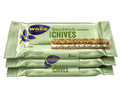 WASA(R) 
 SANDWICH TRIO CHEESE & CHIVES