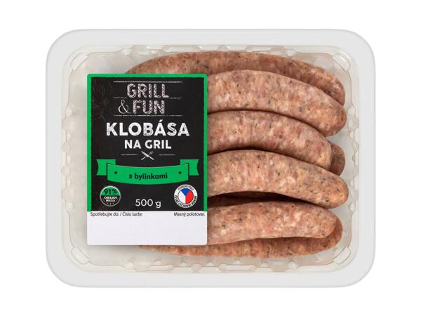 KLOBÁSA NA GRIL