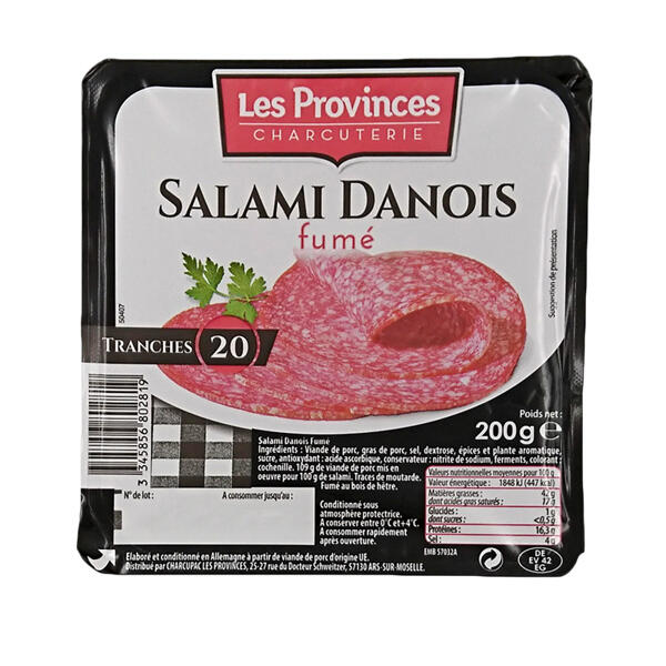 Salami danois fumé