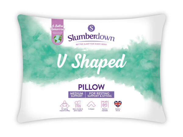 Slumberdown V Shaped Pillow
