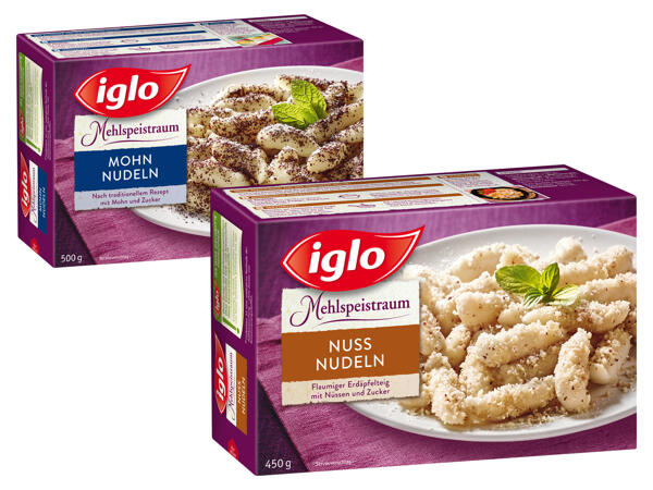 Iglo Mohnnudeln/Nussnudeln