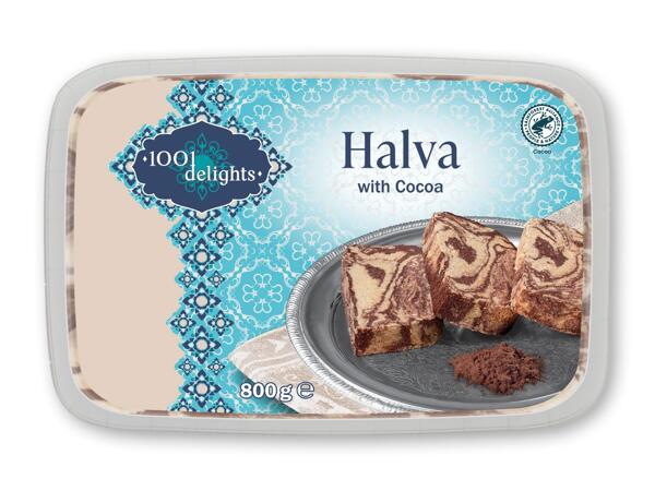 1001 DELIGHTS Mandel- eller kakaohalva