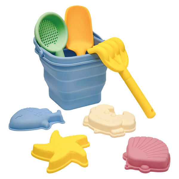 Little Town Blue Silicone Beach Toy