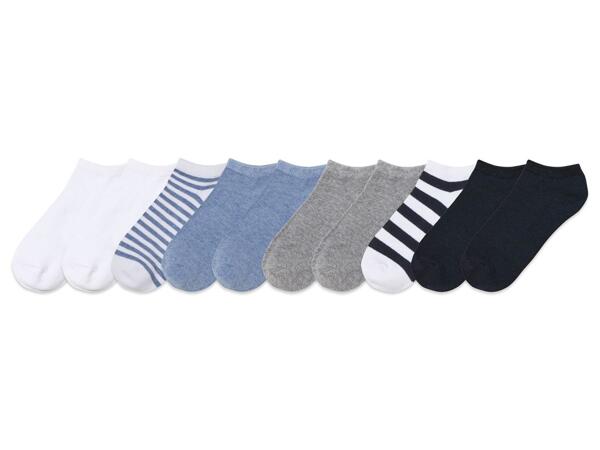 Kids' trainer socks, 10 pairs