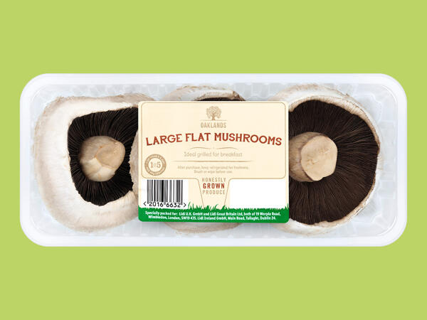 Oaklands Large Flat Mushrooms