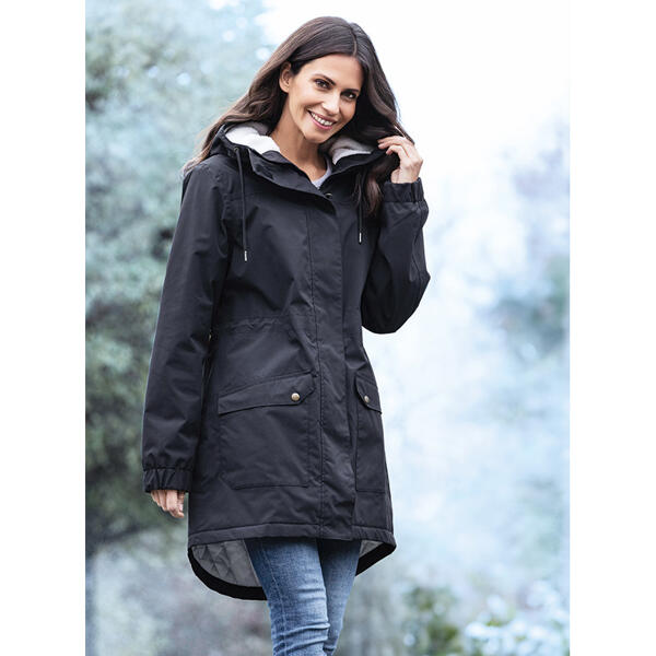 Winter-Longjacke mit Sherpa
