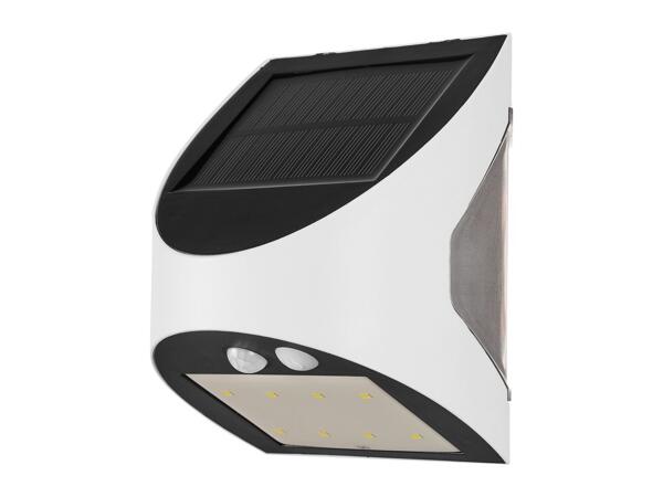 LED Solar Wall Light with Motion Detector