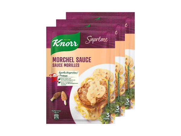 Sauce aux morilles Knorr, pack de 3 (action valable uniquement en Suisse alémanique)