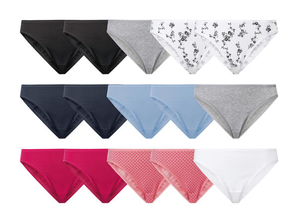 Slips taille basse, lot de 5