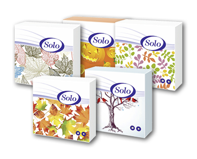 Serviettes à motifs automnaux SOLO