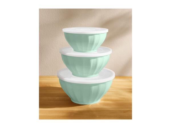 Silvercrest Green Bowl Set - Set of 3