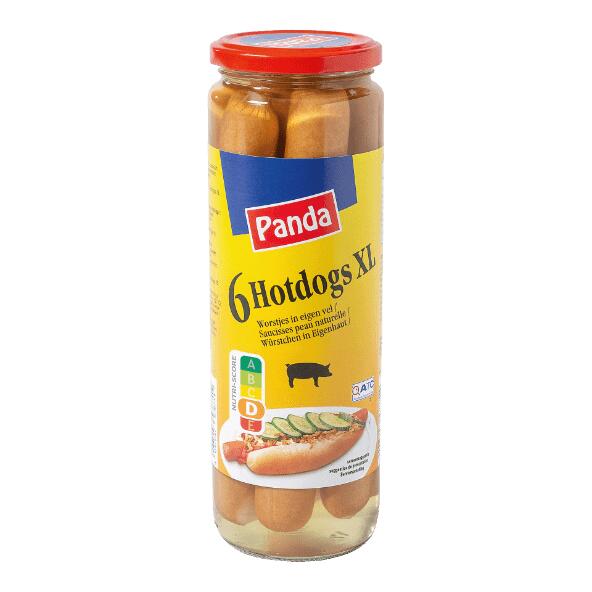 PANDA(R) 				Hotdogworsten, 6 st.