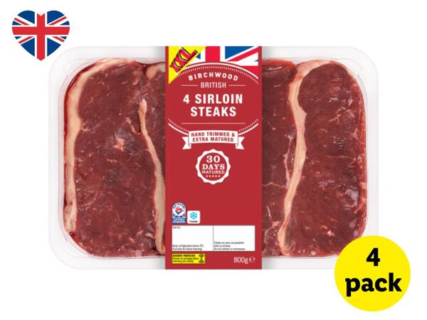 Birchwood XXL British Beef Sirloin Steaks