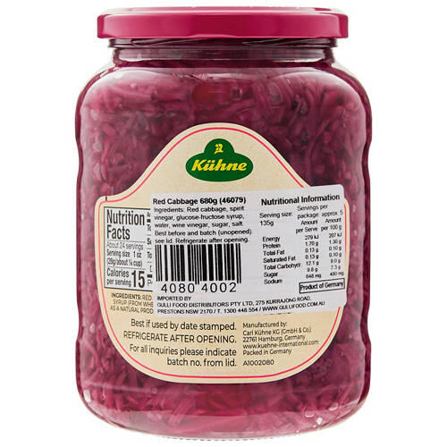 Red Cabbage 680g