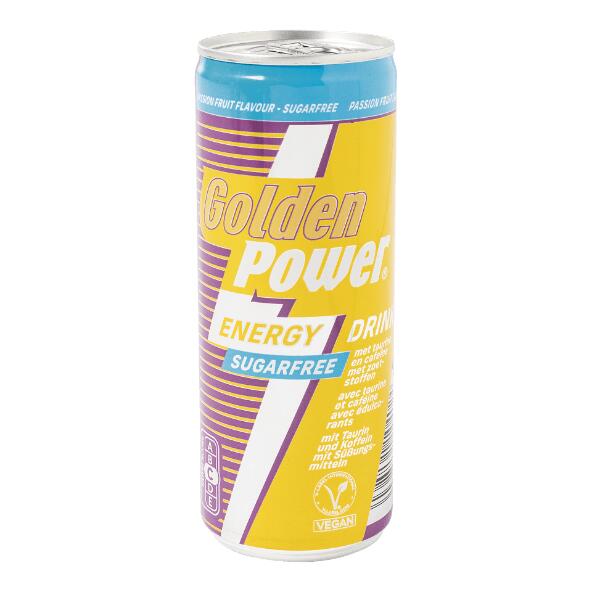GOLDEN POWER(R) 				Energydrink passion fruit