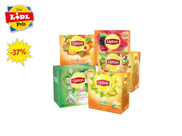 Lipton pyramid tea