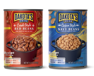 Dakota's Pride Creole Style Red Beans or Cajun Style Navy Beans