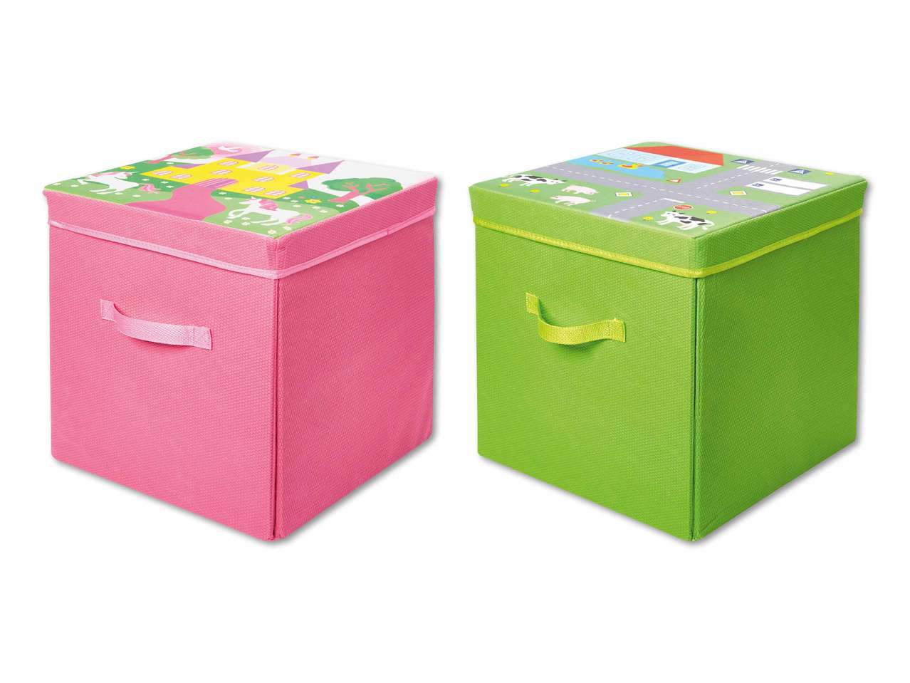 Tapis de jeu et boîte de rangement 2 en 1