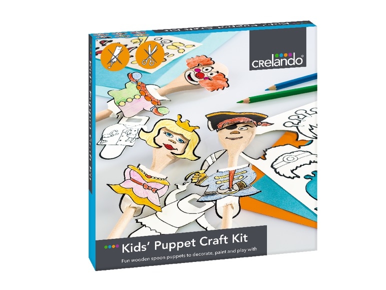 Kids' Puppet Craft or Butterfly Craft Kit